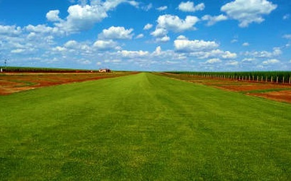 Pista de Pouso com grama Itograss