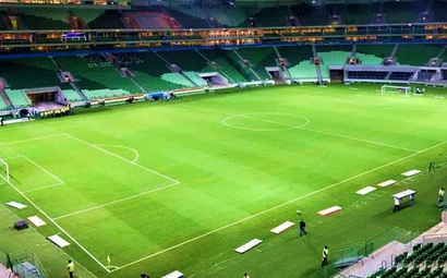 Vídeo mostra nova grama do Allianz Parque